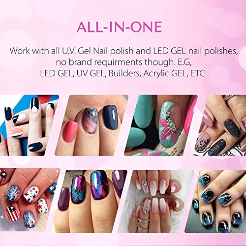 Bunny Nail Studio Uv Lamp For Nail | Sun 5 Uv Led Nail Lamp | Gel Nail Polish Uv Light | Nail Polish Dryer Uv lamp | Uv Lamp For Nail Art | Manicure Pedicure Uv Lamp | 48w - Image 5