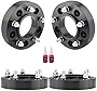 FLYCLE 1.5 inch 5x150 Hubcentric Wheel Spacer for 2007-2021 Tundra, 4 PCS Wheel Spacers 5x150 with 14x1.5 Studs 110mm Bore Compatible with 2008-2022 Sequoia, 1998-2007 LX470, 2008-2021 LX570