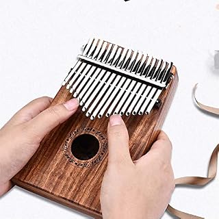 Pouce Piano EQ Kalimba en Bois Massif Vibrato Piano Main 17 Tone C Touche Tune 8 Accessoires pour Les débutants Mélomane… – Image 2