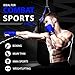 DXM SPORTS Boxing Hand Wraps Inner Gloves - 180 Inch Elasticated Thumb Loop Bandages - Kickboxing MMA Muay Thai Kickboxing Martial Arts Punching Training for Men Women (Blue)