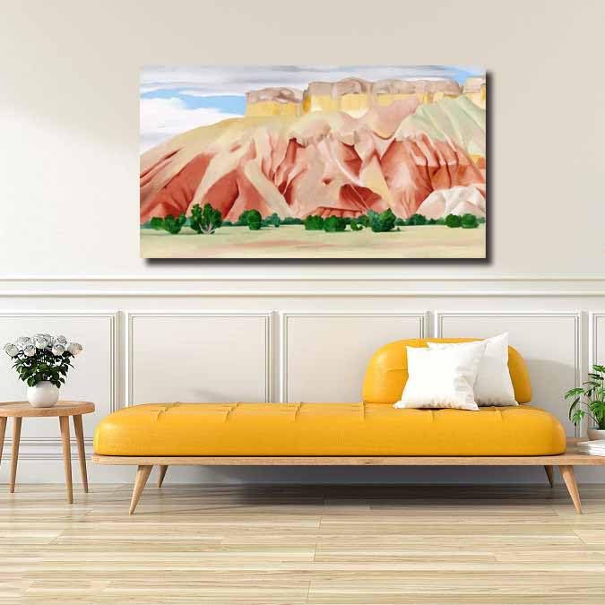 Amazon.com: My Backyard by Georgia O'keeffe Canvas Wall Art Wall