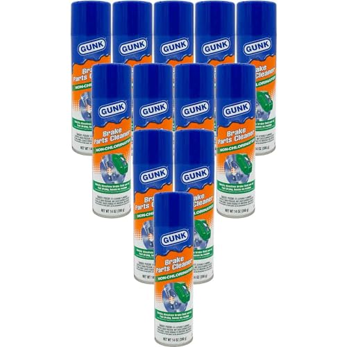 GUNK M705-12PK Non-Chlorinated Brake Cleaner - 14 oz., (Case of 12)