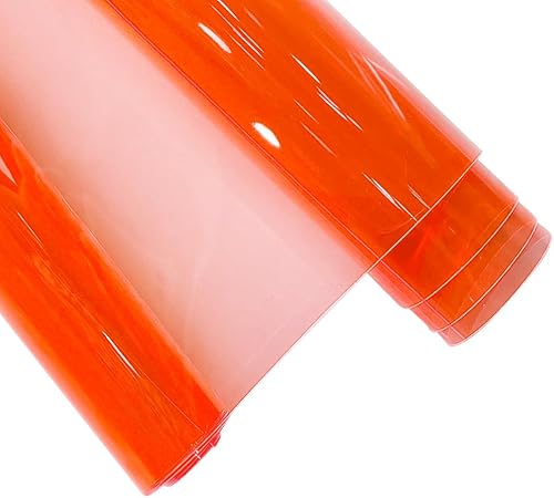 Miniatura 28 de HYANG - Hojas de piel sintética de vinilo holográfico transparente de PVC azul cielo, 1 rollo de 12 x 47 pulgadas (11.8 in x 47.2 in) para Azul