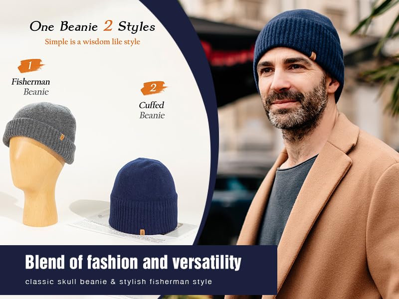 Image of TOP-EX PolarWool Merino Wool Beanie with Soft Polartec Fleece Lining | Soft merino wool with Polartec fleece lining delivers lasting warmth, comfort and a roomy fit for everyday winter wear