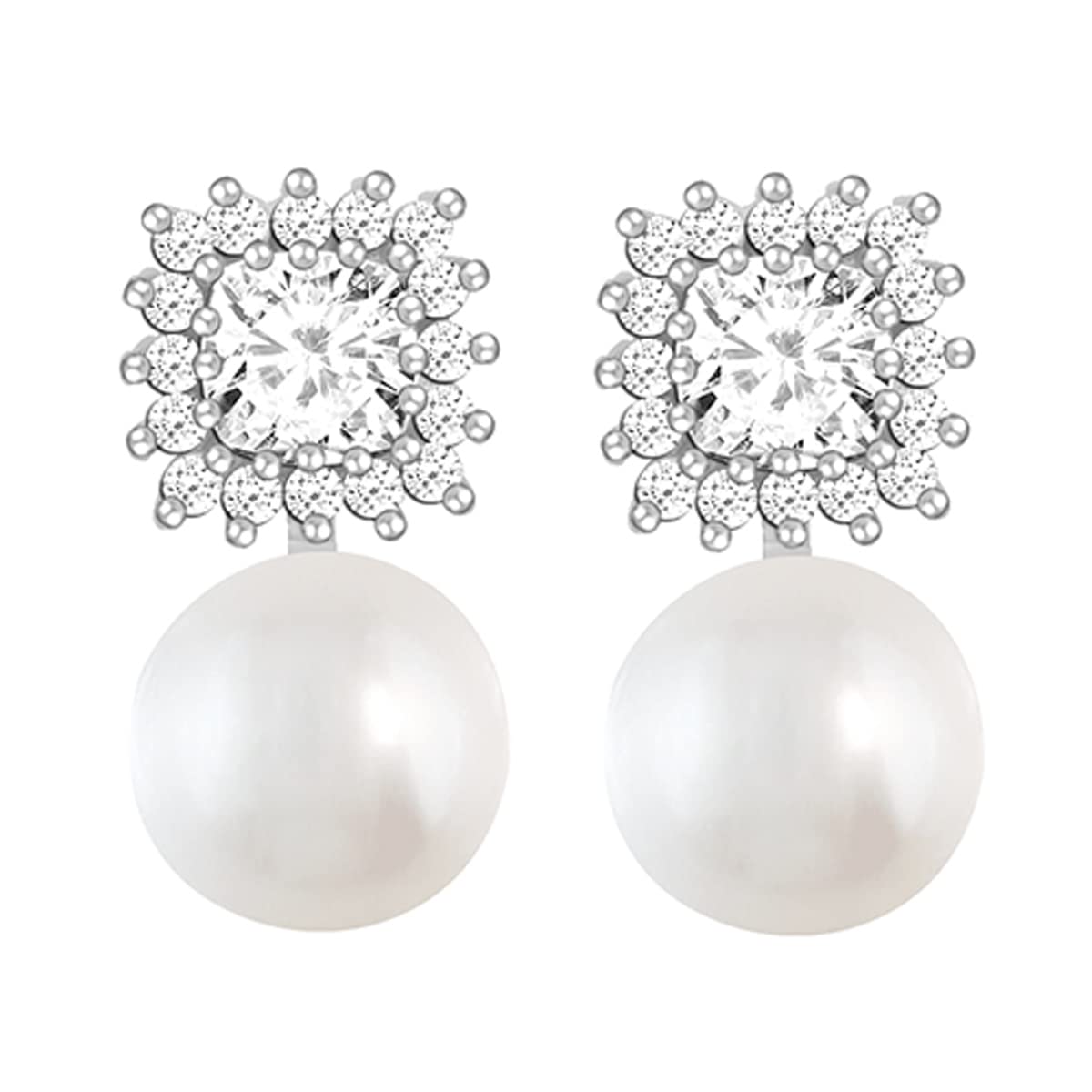 GIVA 925 Silver Studded Drop Pearl Studs | Gifts for Girlfriend, Gifts for Women and Girls |With Certificate of Authenticity and 925 Stamp | 6 Month Warranty* (B09JT42JDC) Amazon Price History, Amazon Price Tracker