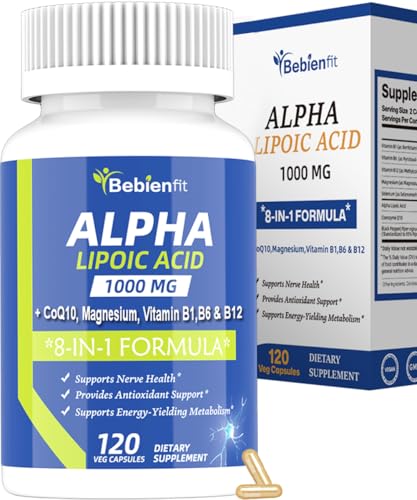 ALA 1000mg with Magnesium & B Vitamins