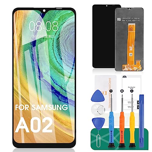 for Samsung A02 Screen Replacement for Samsung A02 LCD for Samsung Galaxy A02 Display for Samsung Galaxy A02 Digitizer for Samsung A022M LCD Touch Screen Aseembly Repair Parts