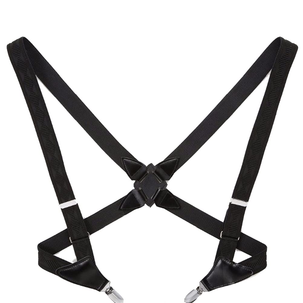 Suspenders For Men Hip-Clip Design Holster Style Elastic Suspenders Groomsmens Gift