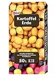 Floragard Kartoffelerde 50 Liter - Bio-Gemüseerde für Speisekartoffeln und...