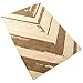 Large Chevron Brown Rug