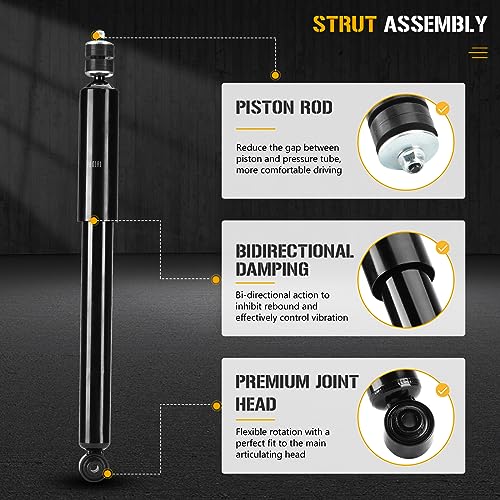 Rear Strut Assembly Shock Absorber Fit for Honda Civic 2006 2007 2008 2009 2010 2011, for Acura CSX 2.0L Sedan 2006-2011, Replace 5609 343460 (Set of 2) by Youxmoto - Image 2