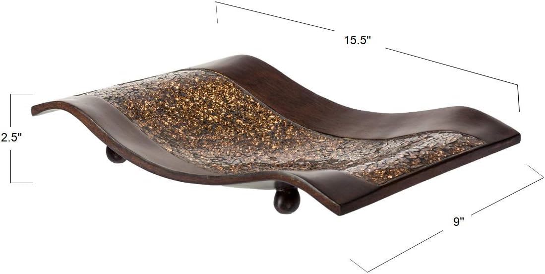 Exсluѕіvе Sресіаl Creative Scents Schonwerk Centerpiece Home Decor Crackled Mosaic Design, Table Decorations for Dining/Living Room/Coffee Table Decor - Best Wedding (Walnut) Gеt Pорulаr оƒƒеr Creative Scents Schonwerk Centerpiece Home Decor Crackled Mosaic Design, Table Decorations for Dining/Living Room/Coffee Table Decor - Best Wedding (Walnut)