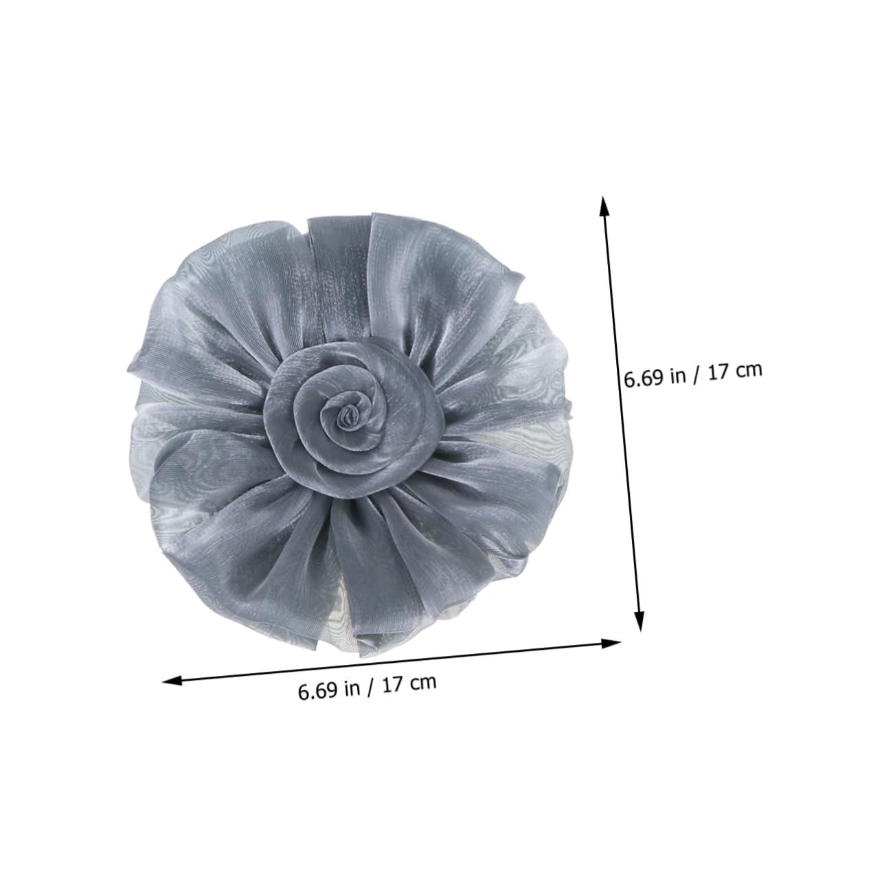 Cabilock Boucles de Rideau Décoratives de Fleur de Soleil 2 Pièces, Pinces Élégantes en Tissu pour Décor de Chambre et Accessoires de Rideaux Robustes