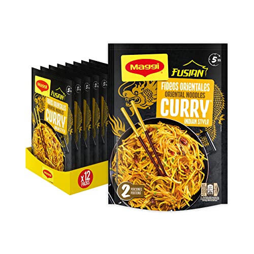 Maggi Fusian Fideos orientales Curry, 118 g, pack 12