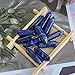 10 PCS Sodalite Healing Crystals Wands Polished Tumbled Stones Bulk Natural Hexagonal Pointed Reiki Energy Balancing Meditation Therapy Chakra Wand Set
