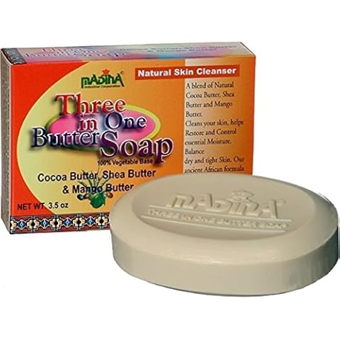 Madina Three in One Butter Soap, 3.5 oz (Pack of 2) Cover