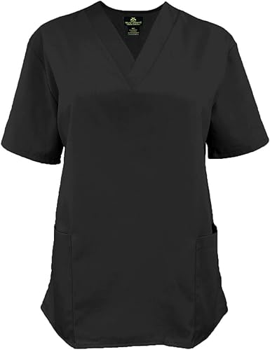 Miniatura 2 de Natural Uniforms Conjunto de ropa quirúrgica para mujer, camisetas y pantalones médicos - Paquete de 6