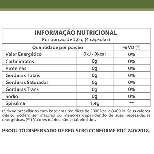 SPIRULINA 500MG 120CPS PRIME ERVAS