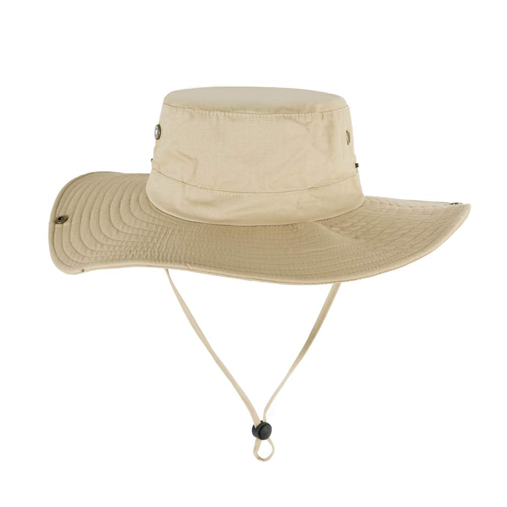 Cappello impermeabile all'aperto Boonie cappello largo traspirante caccia pesca Safari Sun Hat