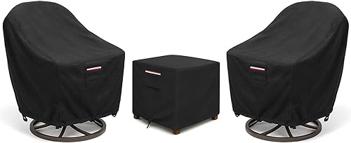 Miniatura 20 de Funda de sofá para exteriores, funda impermeable para muebles de patio, 78.7 pulgadas de ancho x 38.2 pulgadas de profundidad x 35 pulgadas de alto,