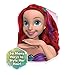 Disney Princess Shimmer Spa Ariel 8-inch Styling Head, 20-Pieces, Red Hair, Pretend Play, Kids Toys for Ages 3 Up by Just Play