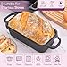 Vanderlume Cast Iron Loaf Pan with Lid 9x5 Inch, 2 in 1 Loaf Pans for Baking Bread, Even Heat Distribution for Sourdough, Homemade Bread