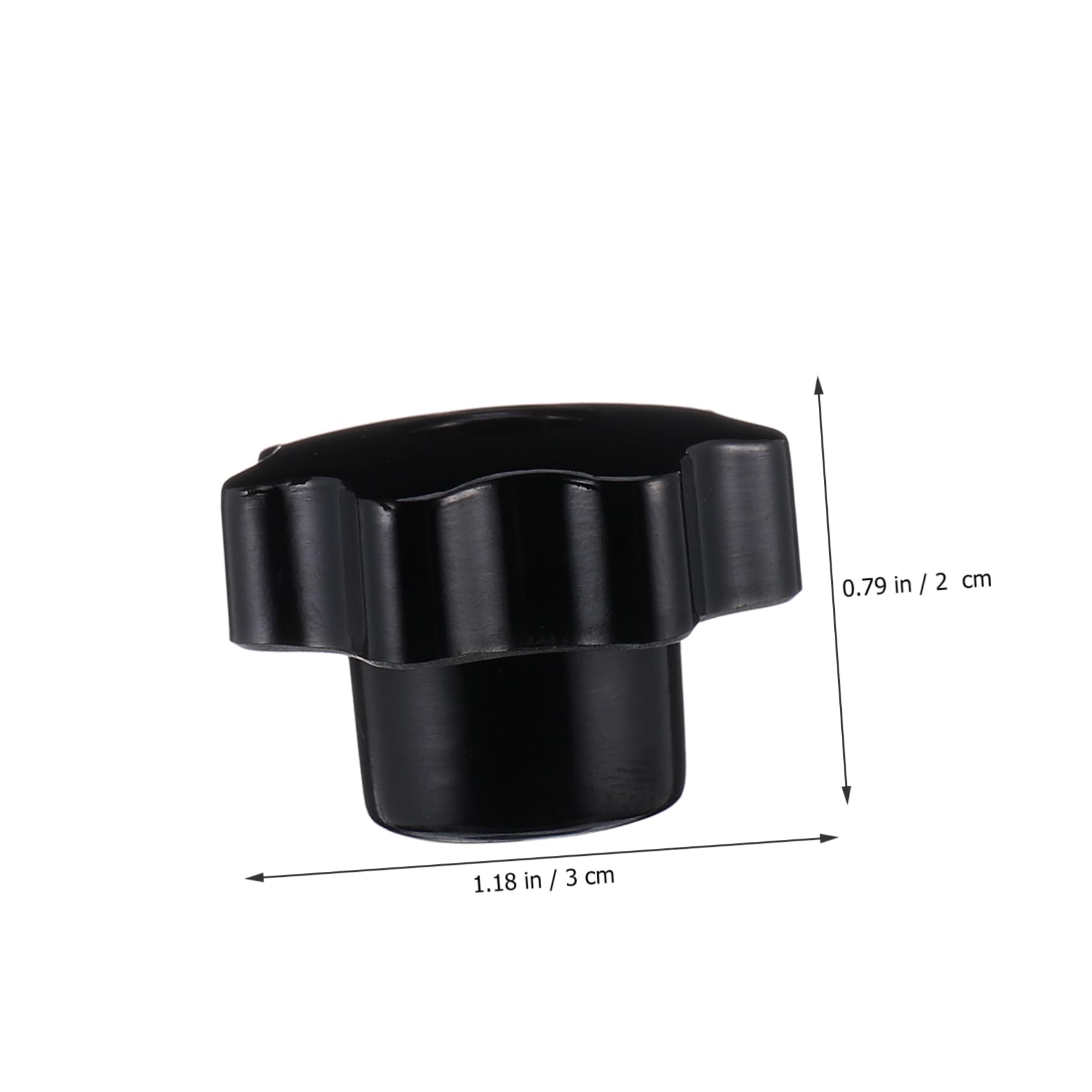 0.25-20 in. Knurled Knob with 1.375 in. Dia. Tap