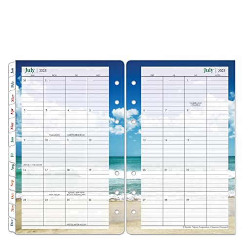 Franklincovey - Seasons Two Page Per Day Ring-Bound Planner (Compact, Jul 2023 - Jun 2024) #TOP5