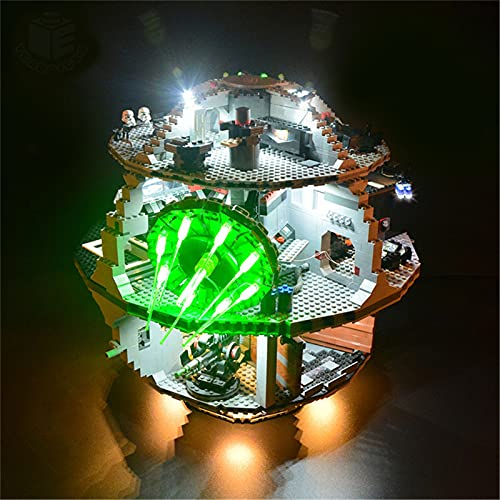 ADMLZQQ Light Kit Für Star Wars Death Star Kompatibel Mit Lego 75159 Wahrzeichen Gebäudeziegelsteine (Lego Set Nicht… – Bild 5