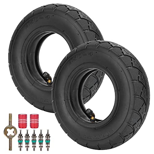 (2 Pack)2.80/2.504" 8.5" Replacement Tire + Inner Tube with TR87 Bent