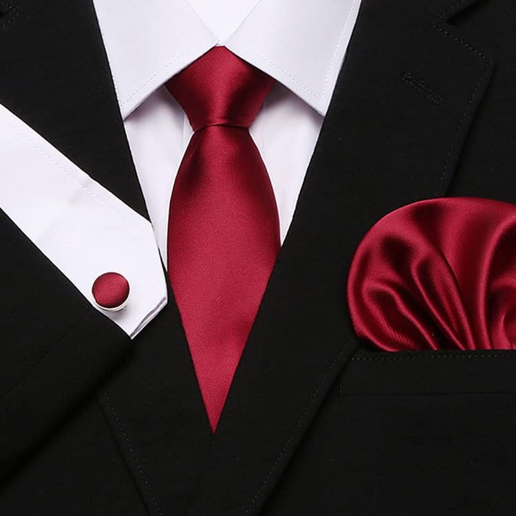 Set de corbata y gemelos en caja de regalo para hombre miniatura 3