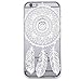 iPhone 6 Case,iPhone 6S Case LUOLNH Henna Ojibwe Dream Catcher Ethnic Tribal TPU Silicone Clear Case Silicone Skin Cover for Apple Iphone 4.7 inch Screen