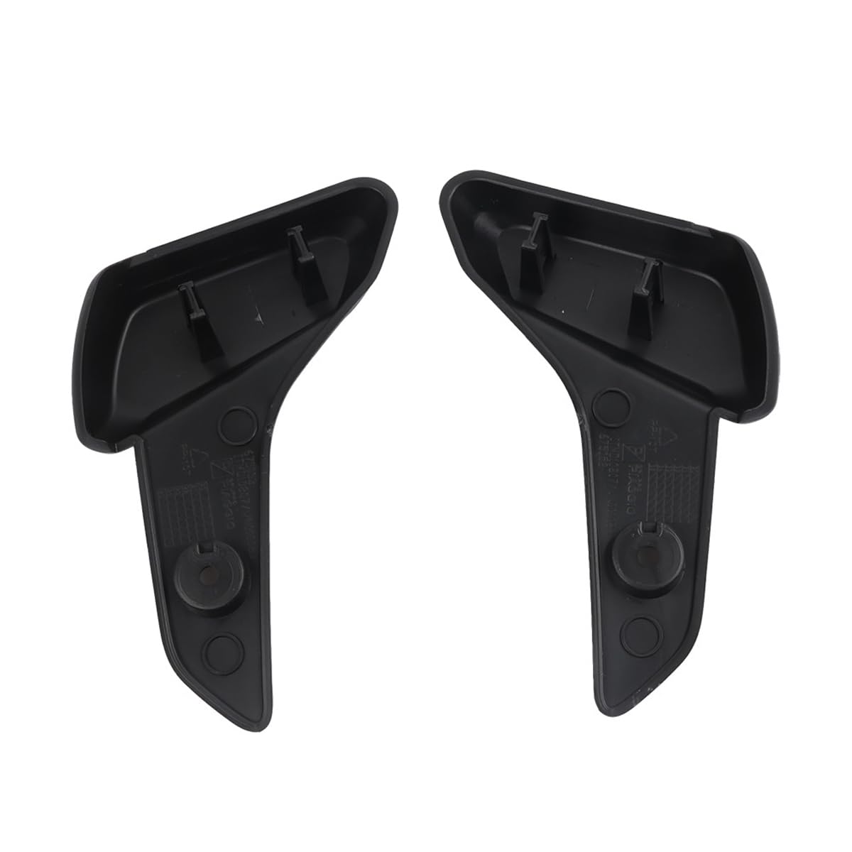 1 paio di pedane posteriori per moto, pedali poggiapiedi passeggero in plastica zincata, ricambio per Vespa Sprint Primavera 50 125 150