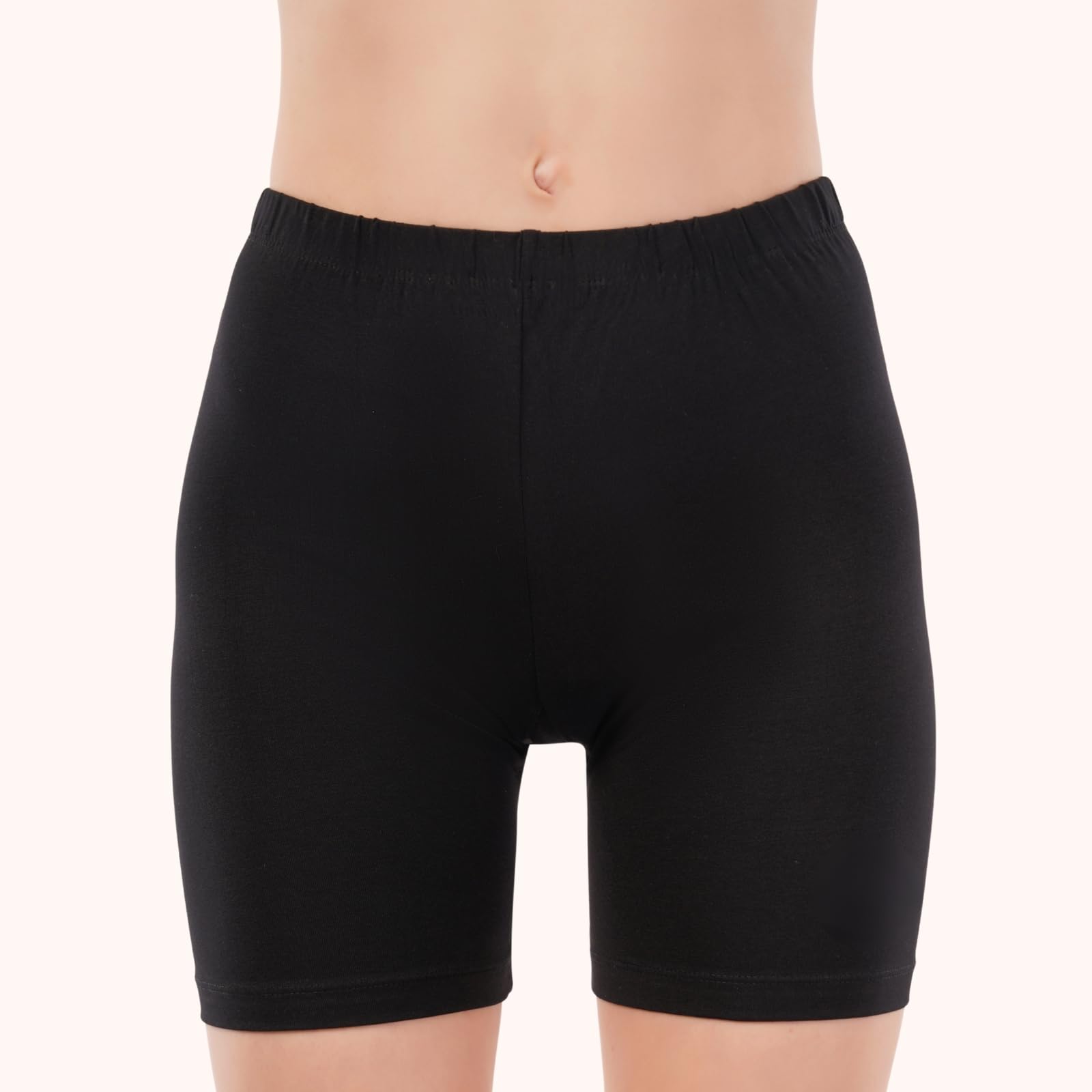 Lumeva Women's Stretchable Go to Knee Length Cycling Shorts - Skin Fit Tights for Gym, Sports, Running, Yoga and Dresses-picture-17