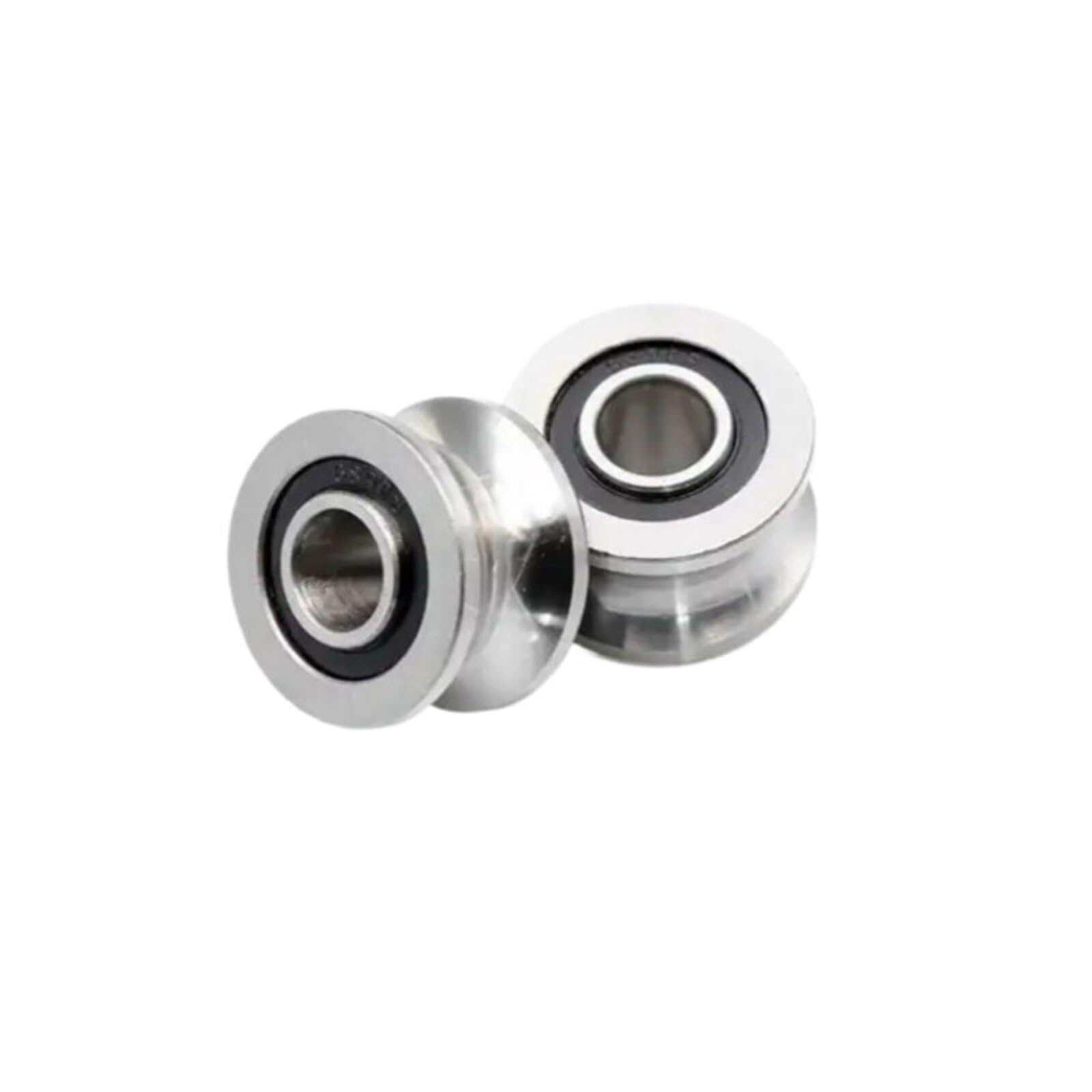 T22 8 * 22,5 * 14,5 * 13,5 mm Miniatur-Edelstahl-U-Rillen-Riemenscheibenlager, hochpräzises Schienen-Gleitrollen-Kugellager - Dichtungssatz-Sortiment