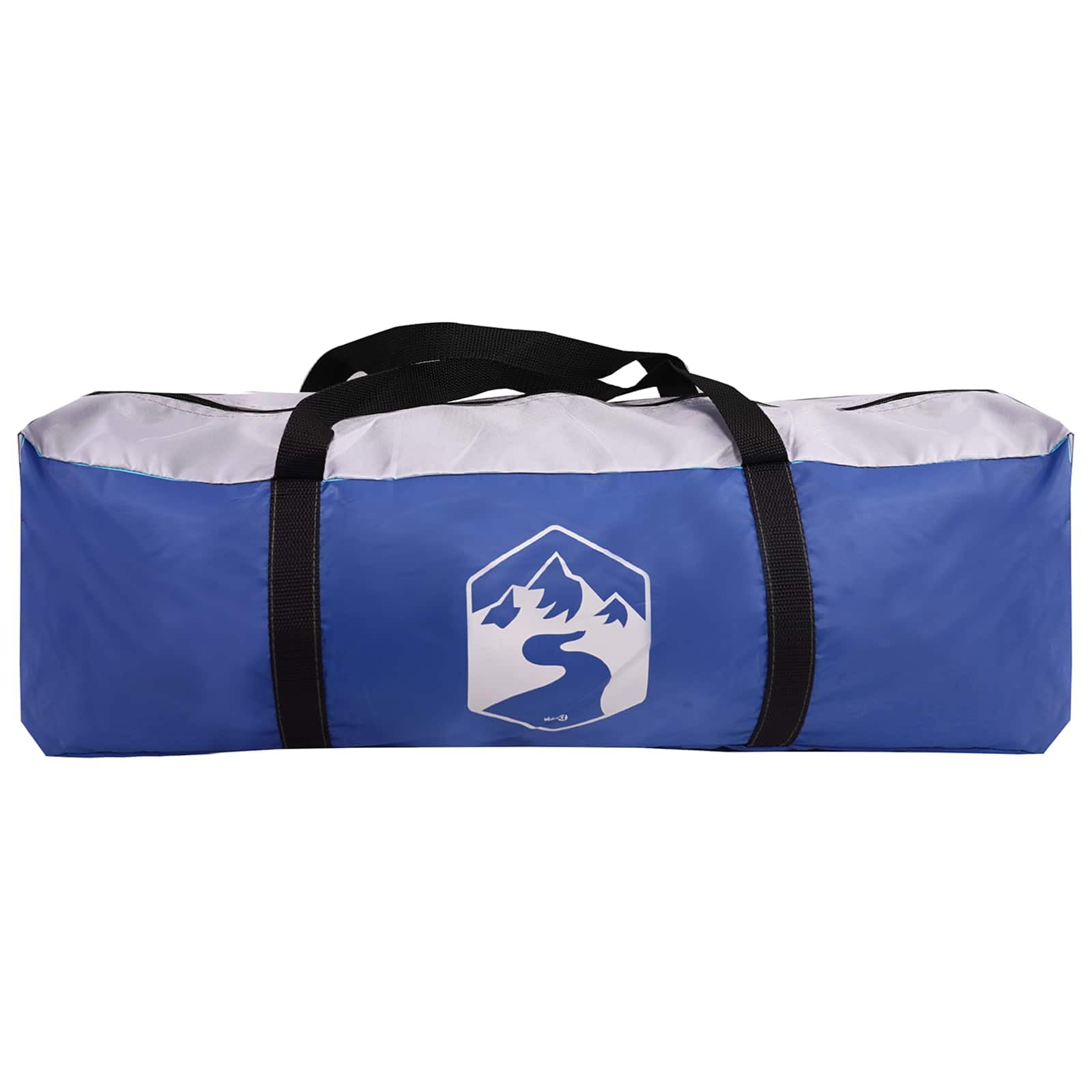 vidaXL Dôme de Piscine 472 x 460 x 229 cm Bleu Azure