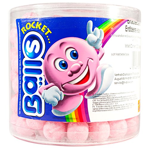 BRAUSEBÄLLE ERDBEER FRUCHTIG SAUER, 200 STÜCK IN BOX Cover