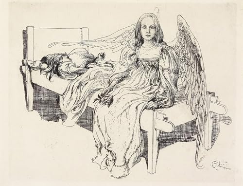 Abstrait Peinture Toile Décor Art Mural Classique l'Ange Carl Larsson 60x90cm