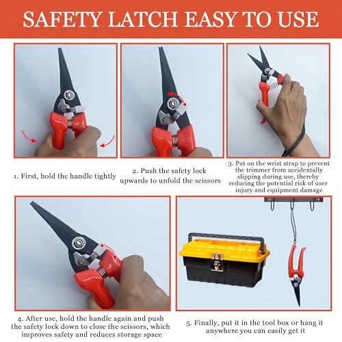 image for BADAO Goat Hoof Trimmers,Professional Hoof Care Trimming Shears Nail C