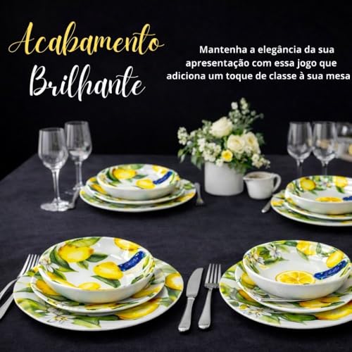 Jogo Melamina Bellagio Linha Sicília 18 peças