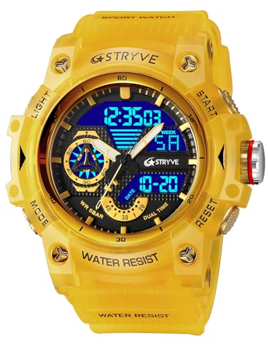 Montre numérique homme Gosasa avec rétroéclairage LED et alarme pour le sport