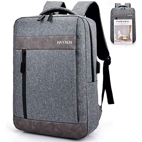Travel Backpack with Luggage Sleeve,Business Anti Theft Slim Durable Laptops Backpack with USB