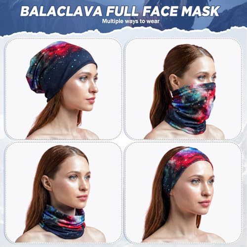Image of Cuffbow 12 Pack Men Balaclava Neck Gaiter Cooling Breathable Face Mask UV Protection Scarf Hiking Bandana for Men /Women