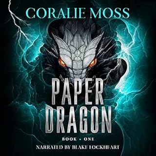 Paper Dragon Audiolibro Por Coralie Moss arte de portada