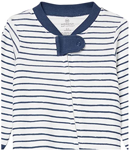 Image of HonestBaby Baby 2-Pack Organic Cotton Footed Pajama Sleep & Play