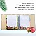 rnairni Recipes Book Binder Set | Recipe Organizer Binder & 20 Recipe Cards & 10 Dividers & 30 Plastic Page Protectors