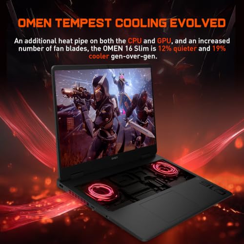 Image of HP OMEN 16 inch Gaming Laptop with Intel Ultra 9 285H & RTX 5070, 64GB + 2TB