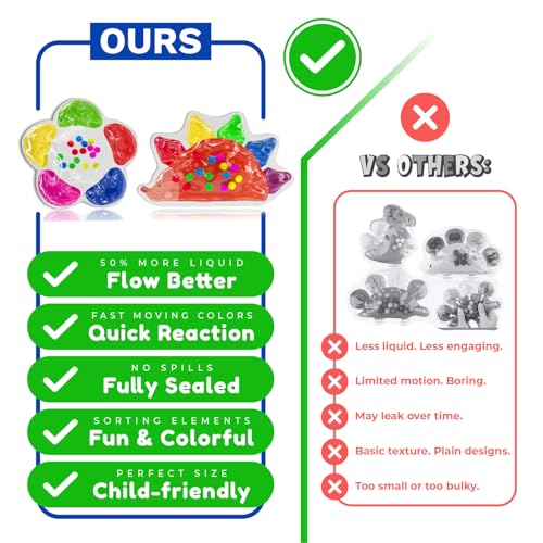 Image of Color Sorting Toy Perfect for Fine Motor Skills Toys for 3 4 5 Years Old Toddler Montessori Travel Toys Sensory Toy for Toddler Preschool Gift for Calm Down Color