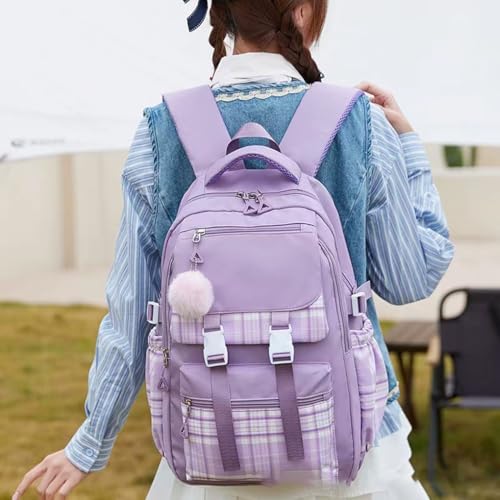 Mochila impermeable azul ligera y cómoda para gimnasio y uso escolar diario 6