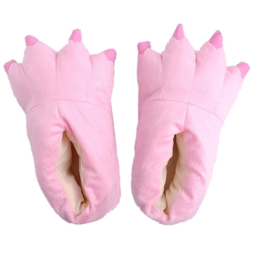 Cosplay Monster Paw Plush Slippers Monster Feet Claw Slippers Home Shoes